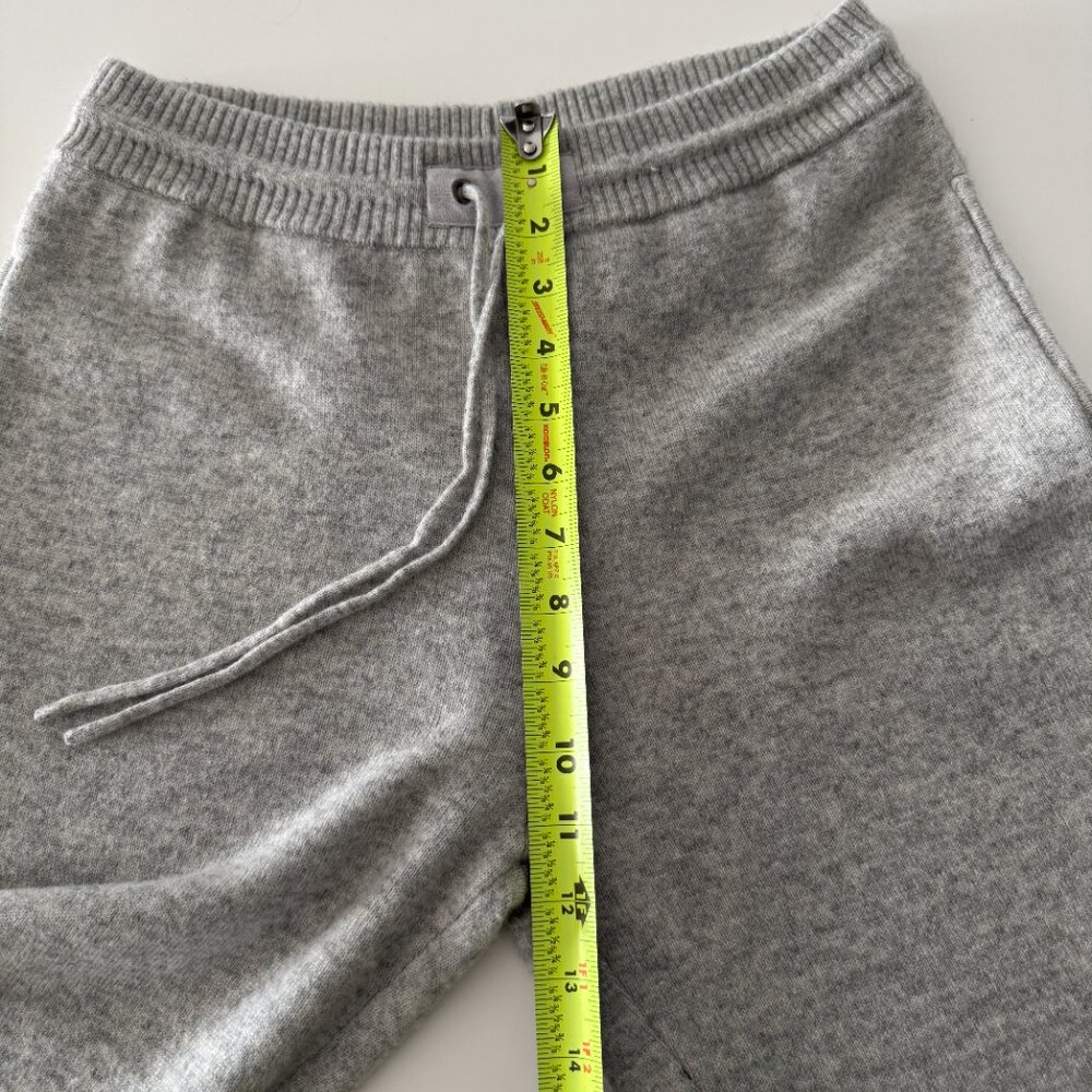 Qi Cashmere Women's Pants-Joggers Sequim sides in Gray, Size S - Picture 11 of 16